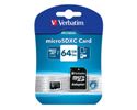 Slika od Secure Digital card Micro  64 GB Verbatim (XC), Class 10 + adapter, V044084