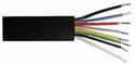 Slika od Telefonski kabel 8 - žični 100m, crni, Transmedia TK4-100SRL